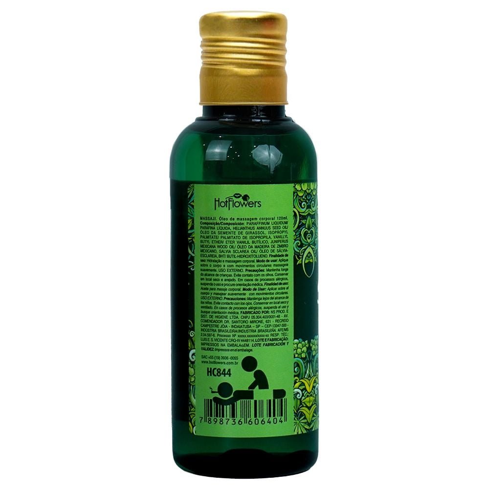 Massagi óleo Corporal Ervas Latinas 120ml Hot Flowers