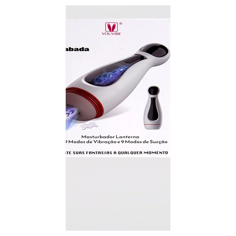 Masturbador 9 Vibrações E 9 Sucções Rabada Vipmix
