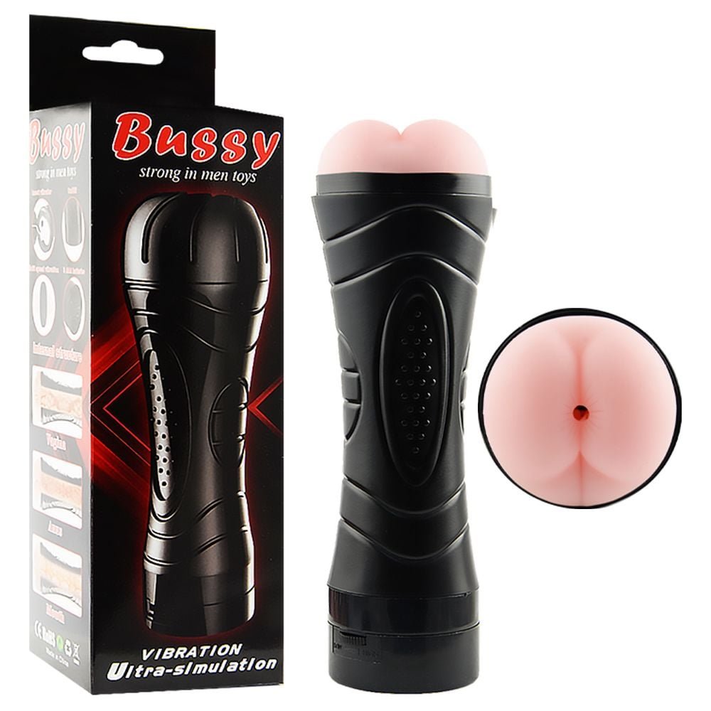 Masturbador ânus Cyberskin Vibrador Vipmix