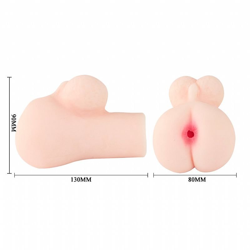Masturbador Anus em Cyberskin - Ultra Macio - 14 cm - BAILE