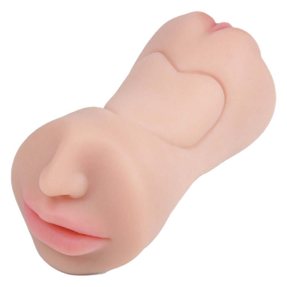 Masturbador Boca Vagina E ânus Em Silicone Yaffa