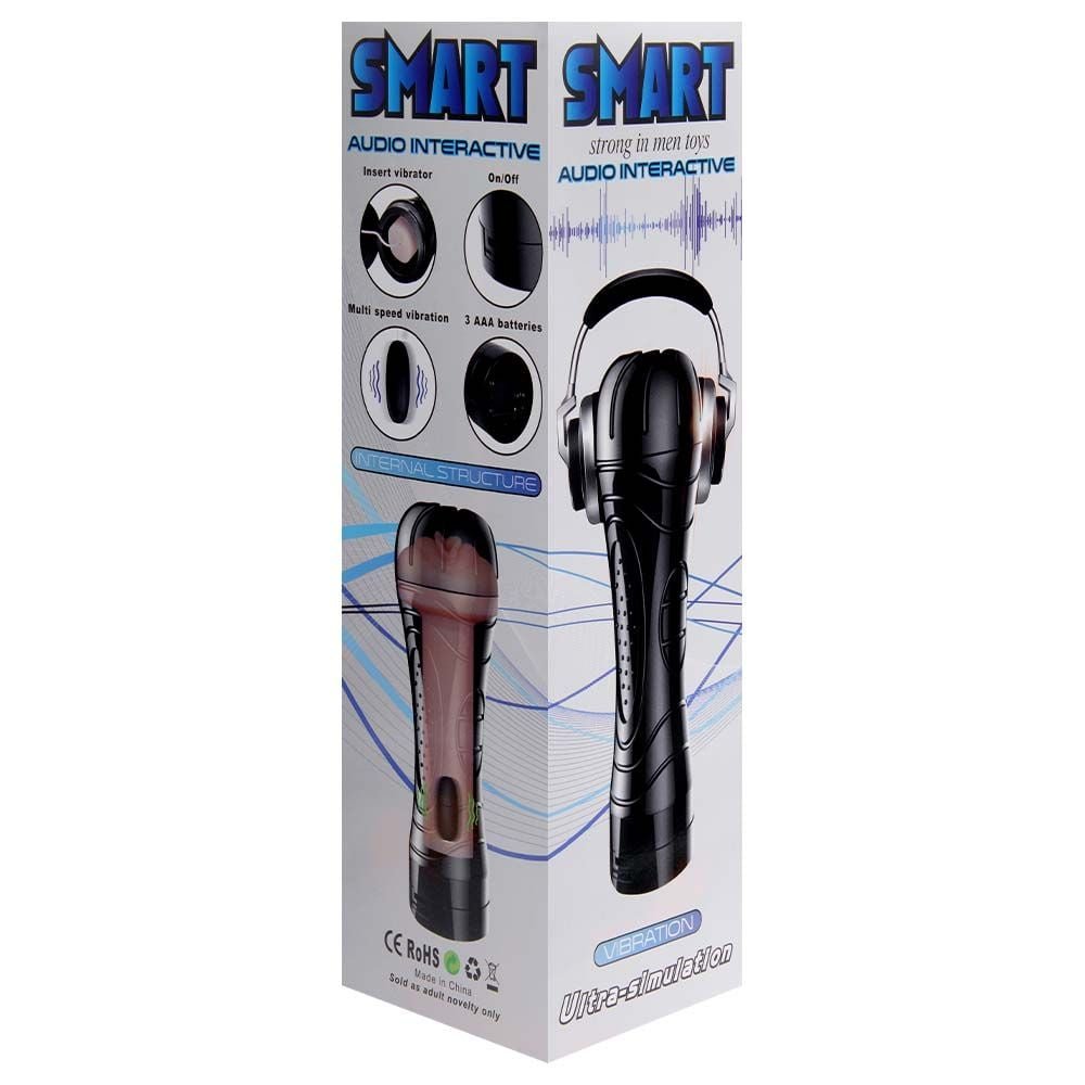 Masturbador Boca Vibrador E Voz Smart Vipmix