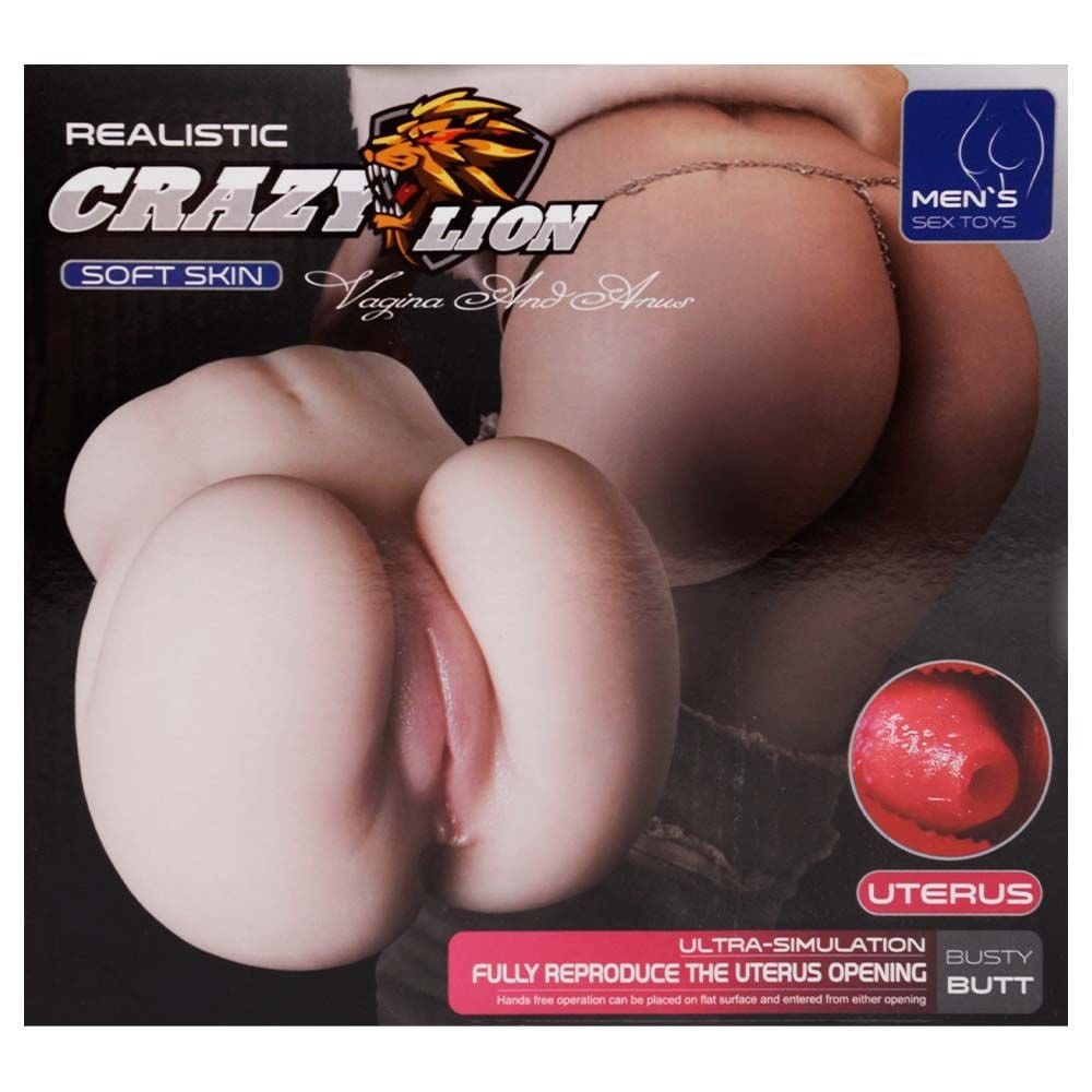 Masturbador Bunda Vagina E ânus 2kg Crazy Lion Vipmix