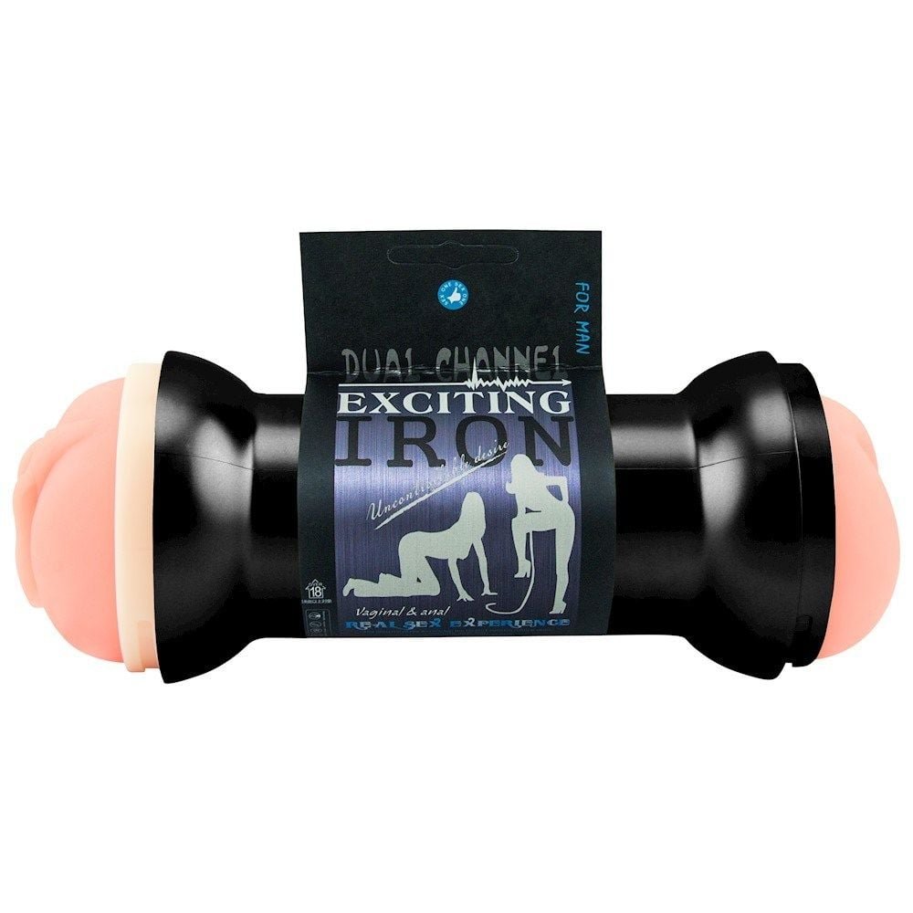 Masturbador Duplo Com Vagina E ânus Cyber Skin Vipmix