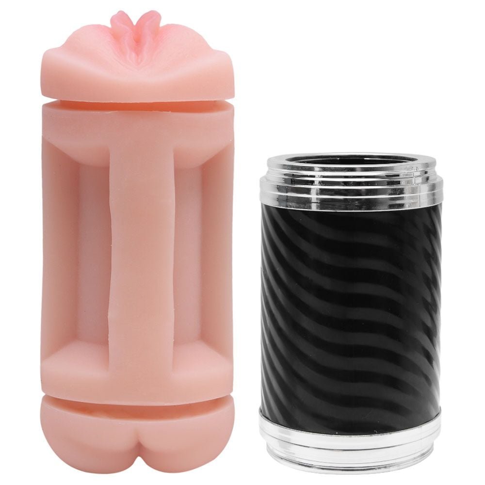 Masturbador Duplo Vagina E ânus Double Pump Sexy Import