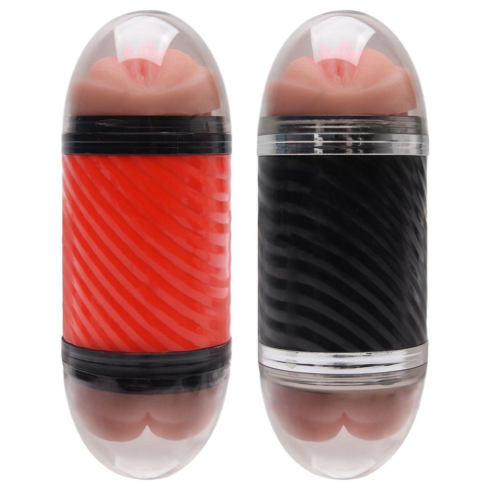 Masturbador Duplo Vagina E ânus Double Pump Sexy Import