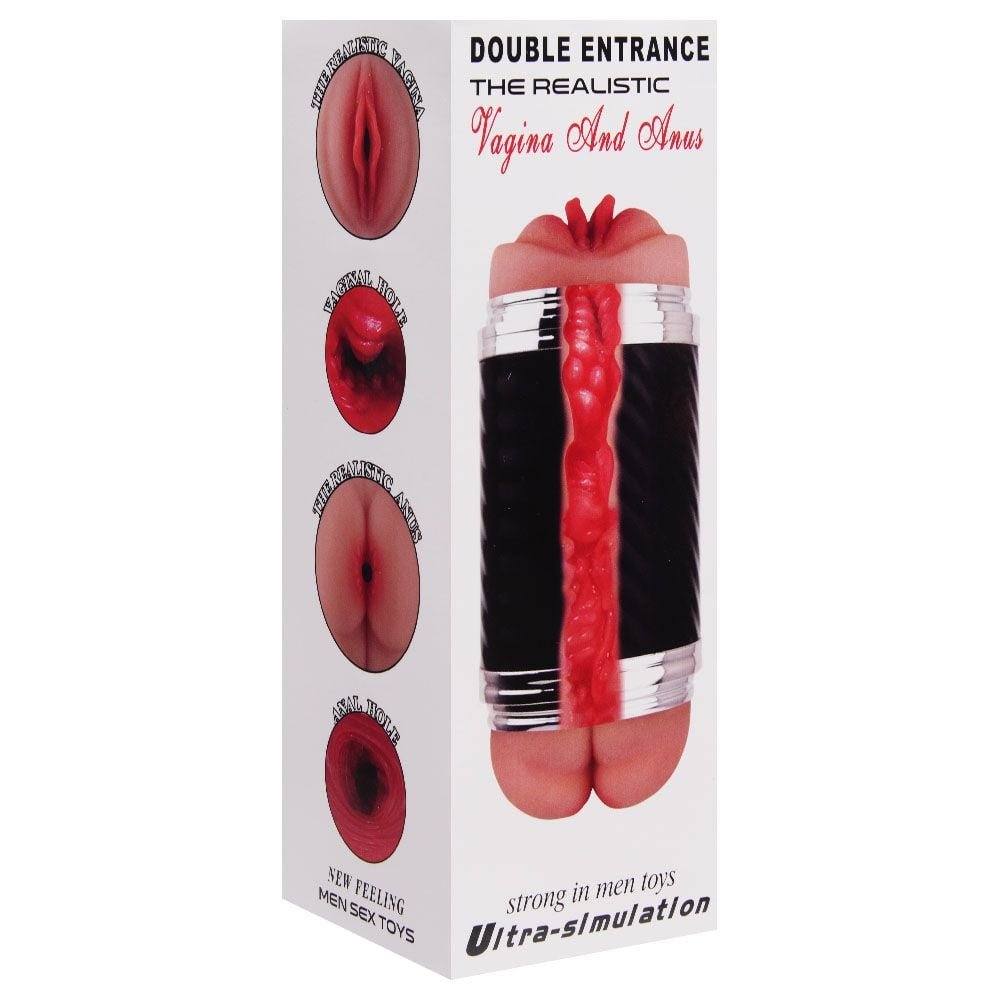 Masturbador Duplo Vagina E ânus Double Pump Sexy Import