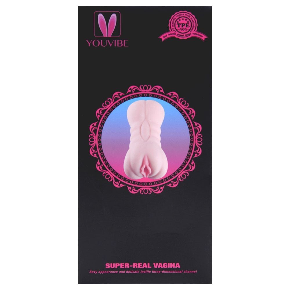 Masturbador Duplo Vagina E ânus Túnel Texturizado Vipmix