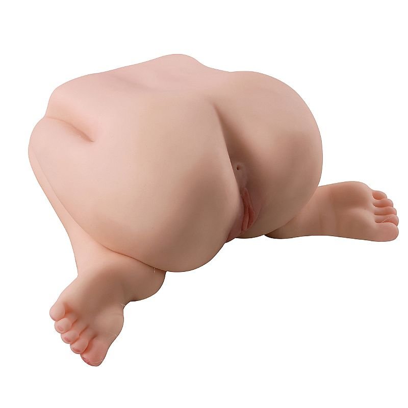 Masturbador Formato de Bunda com Pernas - Vagina e ânus - 37,0 x 20,0cm - Butt