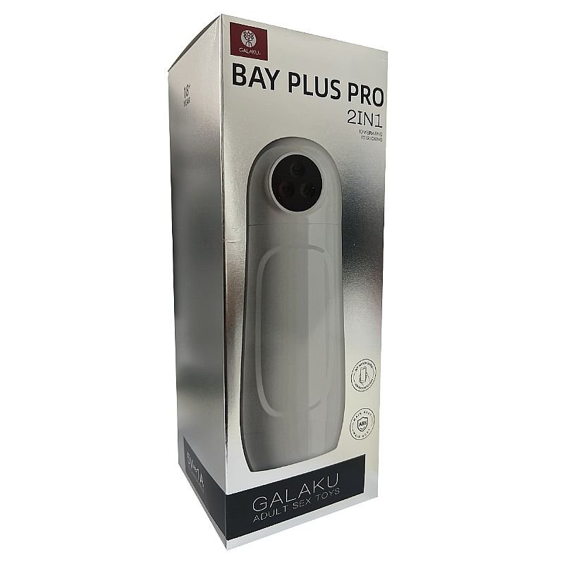 Masturbador Formato de Lanterna com Sucção e Voz - Bay Plus Pro - APP