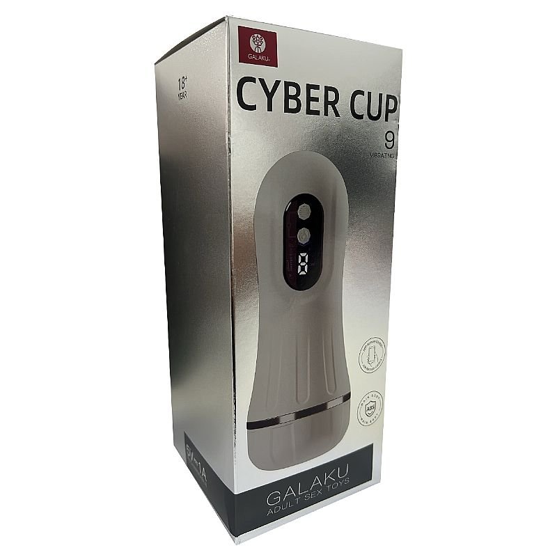 Masturbador Formato de Lanterna com Vagina / Vibração e Voz - Cyber Cup - APP
