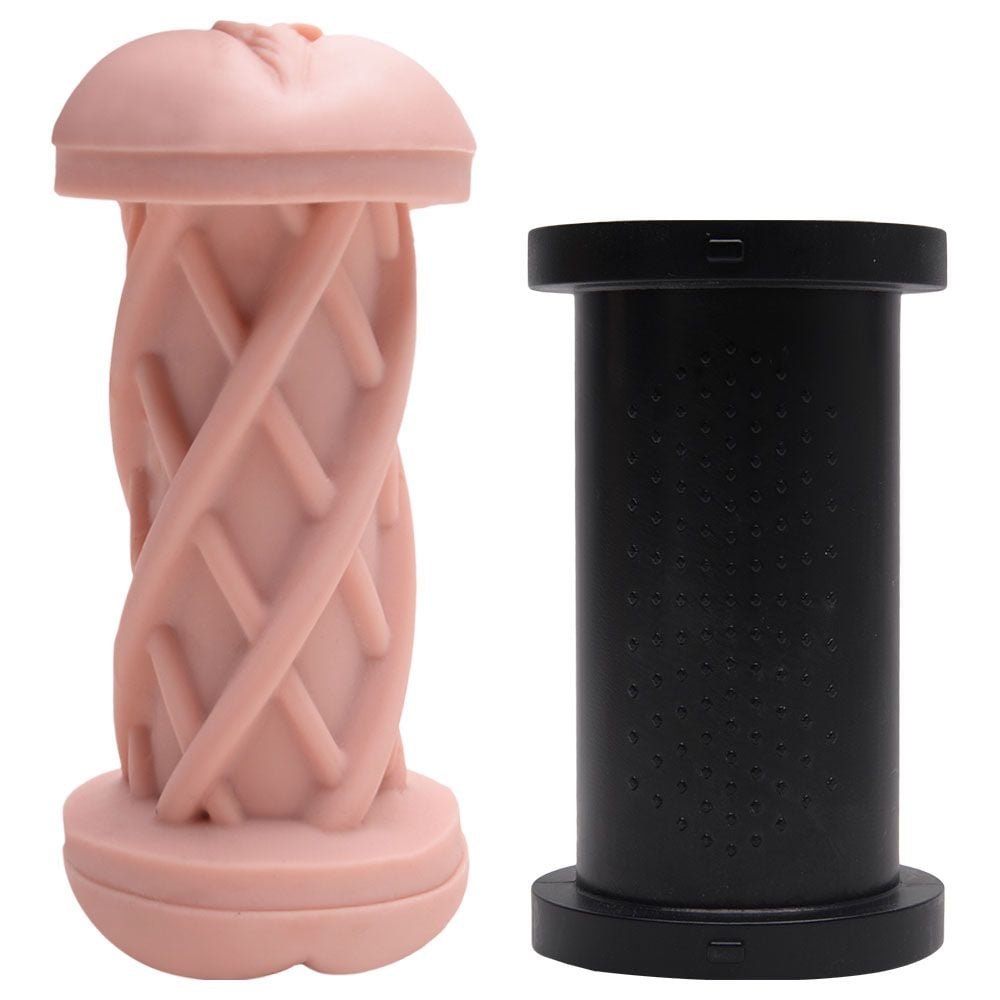 Masturbador Halter Duplo Com Vagina E ânus Vipmix