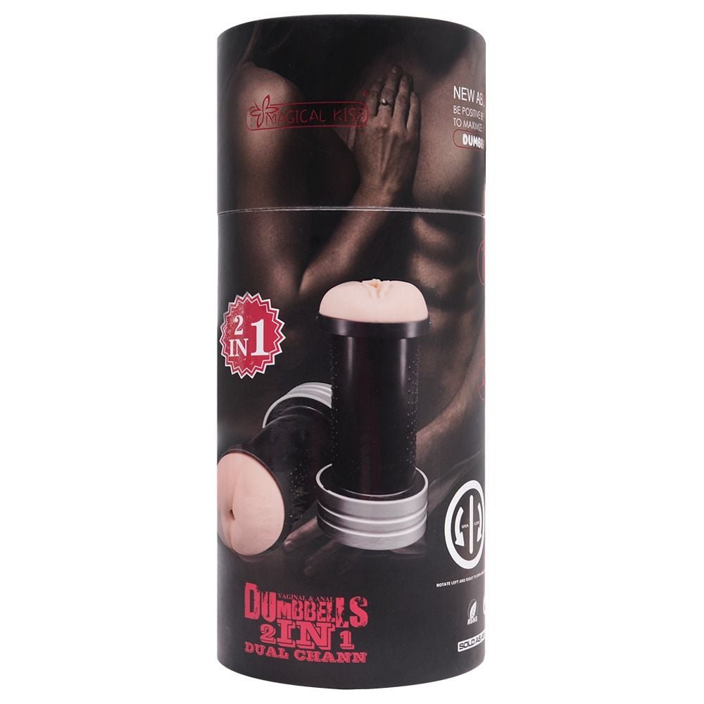 Masturbador Halter Duplo Com Vagina E ânus Vipmix