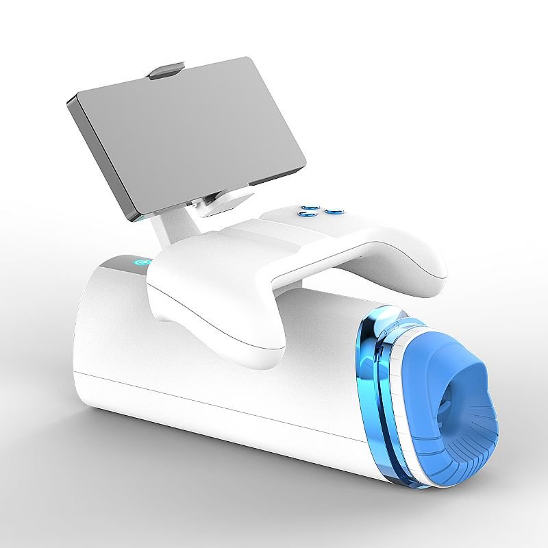 Masturbador Lanterna - com suporte para Celular - Branco