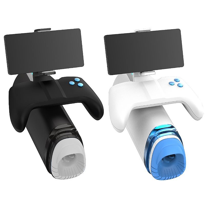 Masturbador Lanterna - com suporte para Celular - Preto