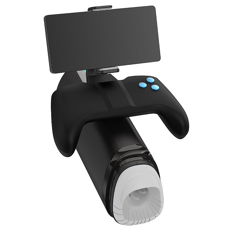 Masturbador Lanterna - com suporte para Celular - Preto