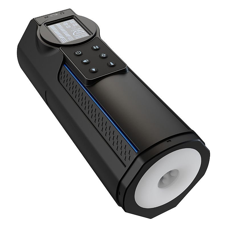 Masturbador Lanterna com Vai e Vem / e Voz / com Led colorido