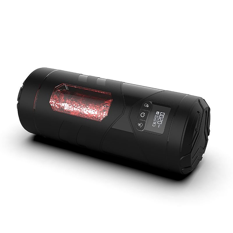 Masturbador Lanterna - Formato Redondo com Sucção - Tela de Led - MAIG M4