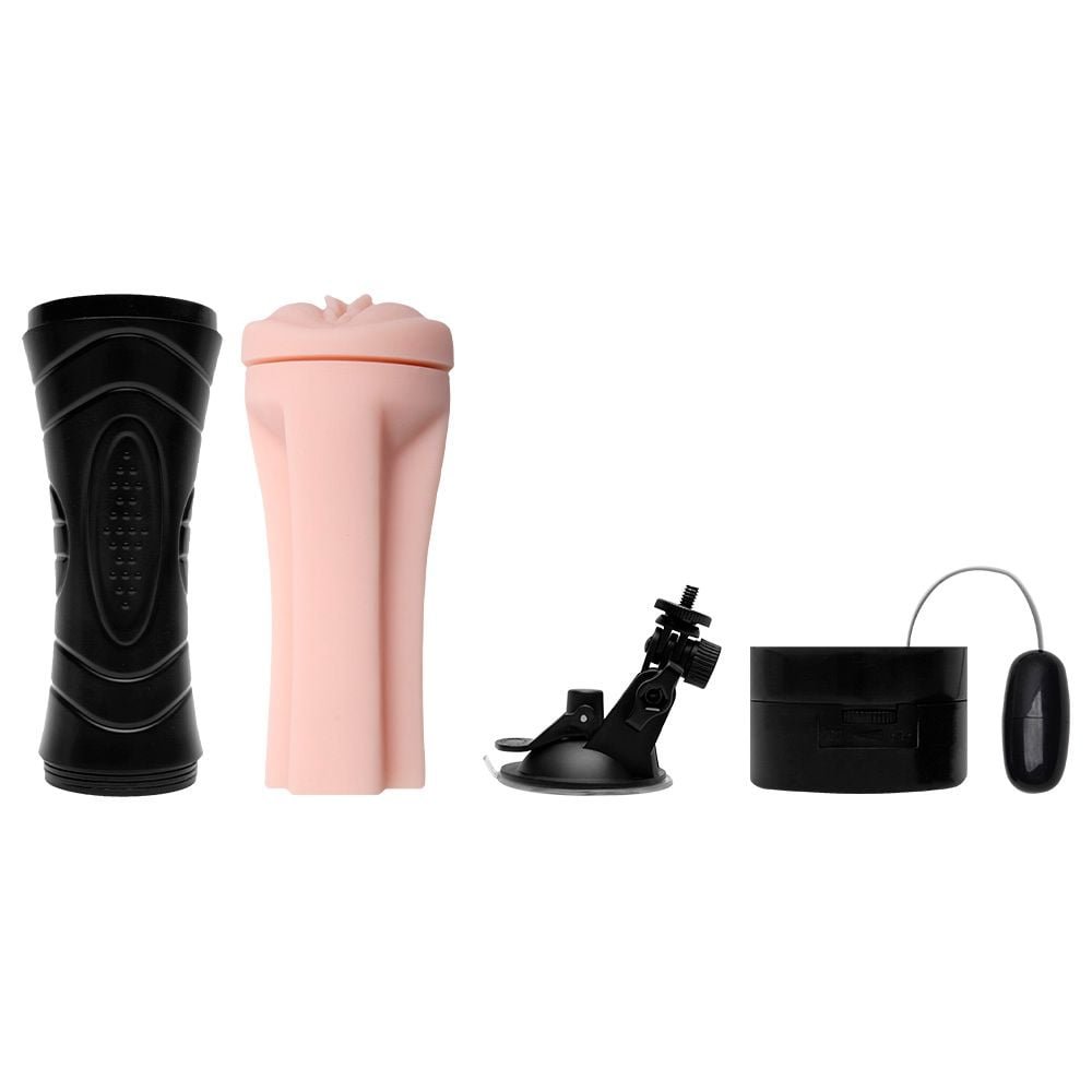 Masturbador Lanterna Formato Vagina Ventosa Vibro Vipmix