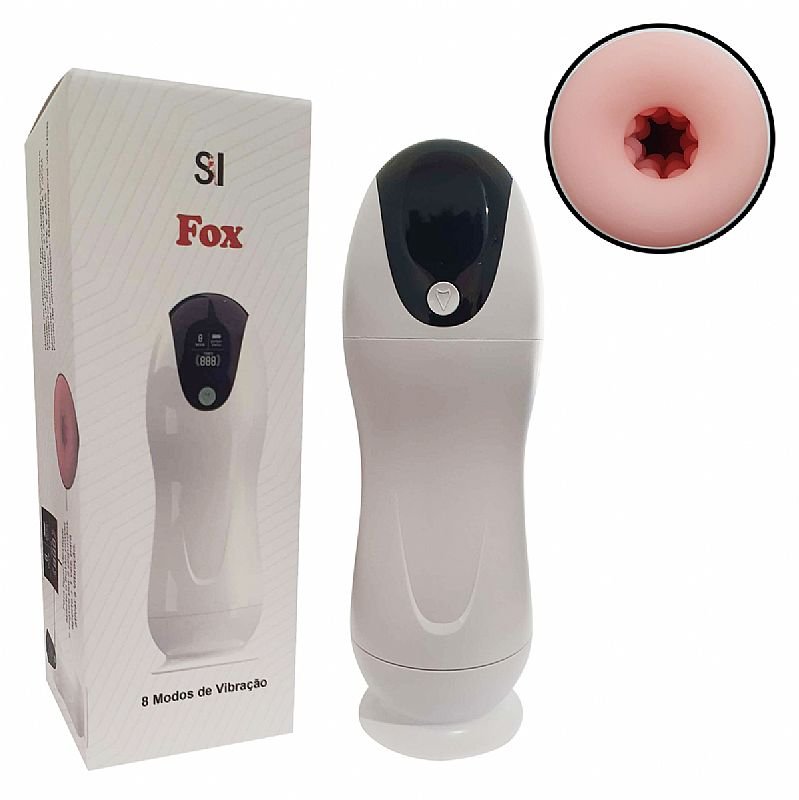 Masturbador Lanterna - Fox Nave com Visor em Led