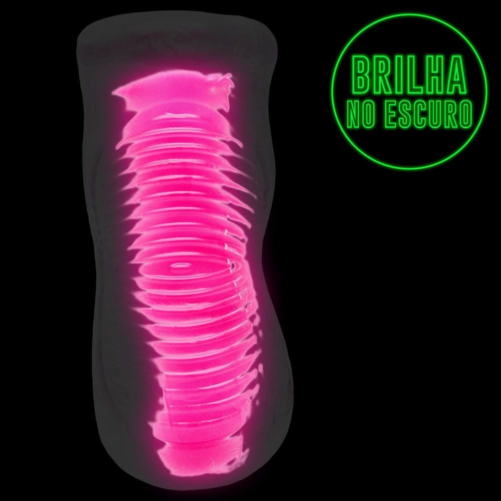 Masturbador Lumino Play Pink Glow Lovetoy Vipmix