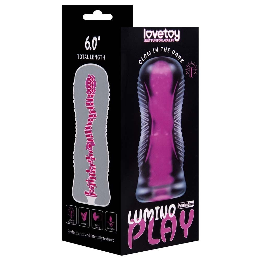 Masturbador Lumino Play Pink Glow Lovetoy Vipmix