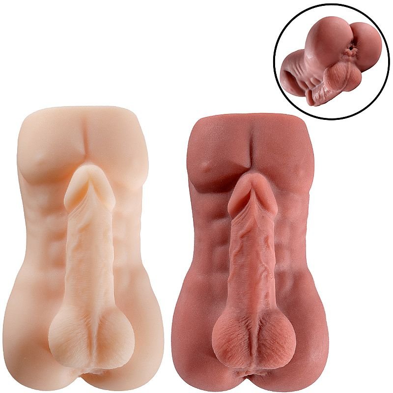 Masturbador Masculino com Ânus - Marrom