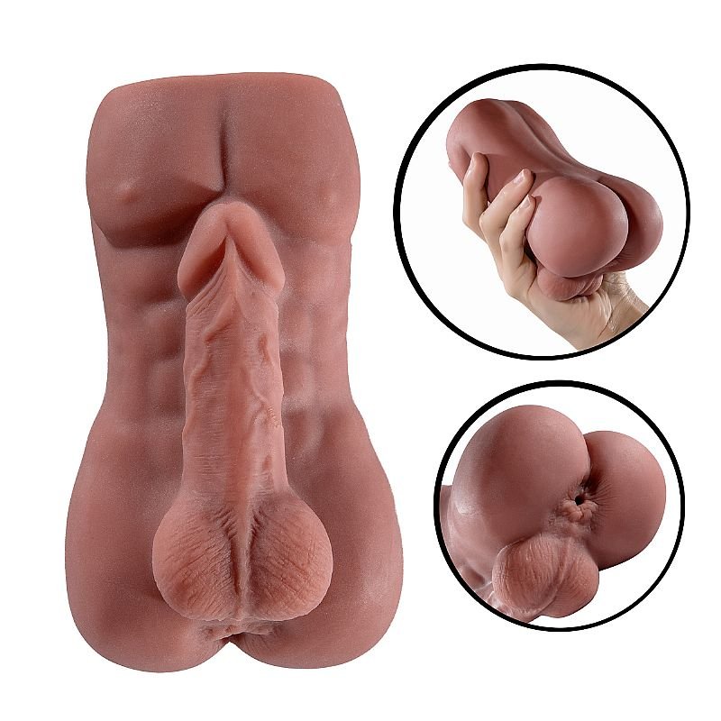 Masturbador Masculino com Ânus - Bege