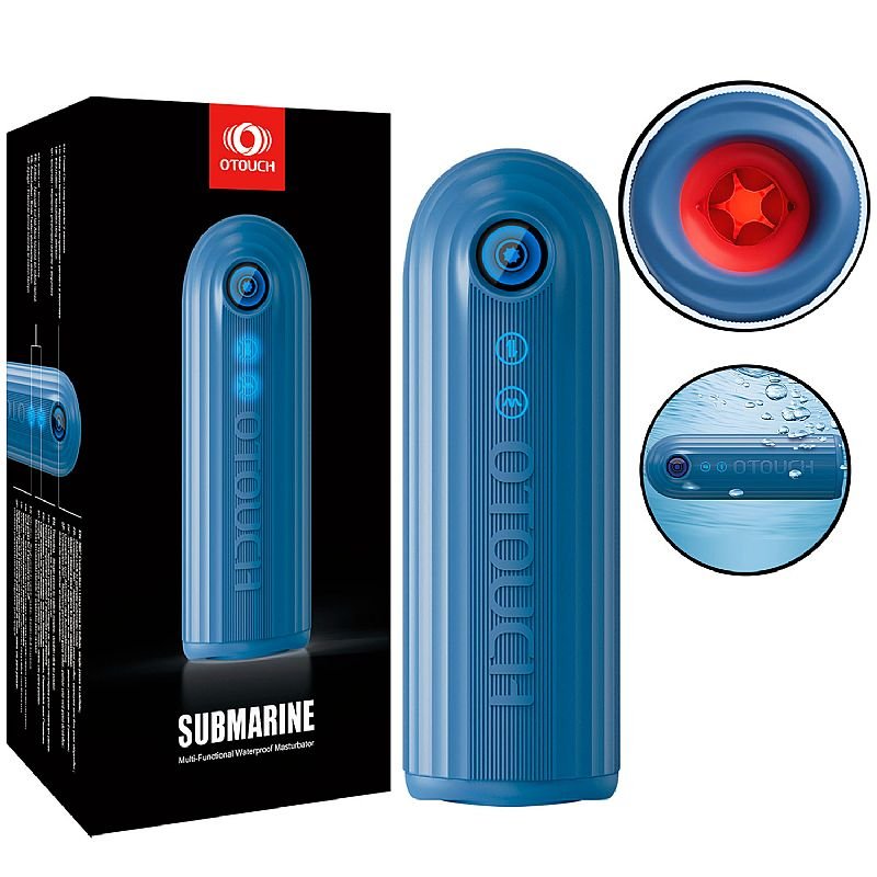 Masturbador Masculino com Vai e vem - Formato de Lanterna Á Prova de água - SUBMARINE