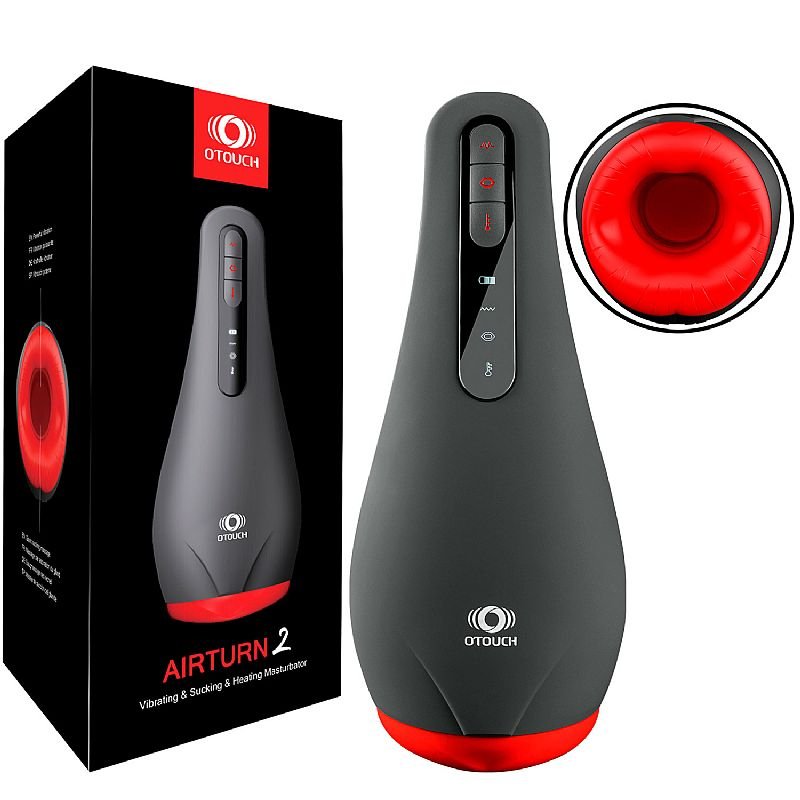 Masturbador Masculino com Vibro Display de Led - Formato de Lanterna - Airturn 2