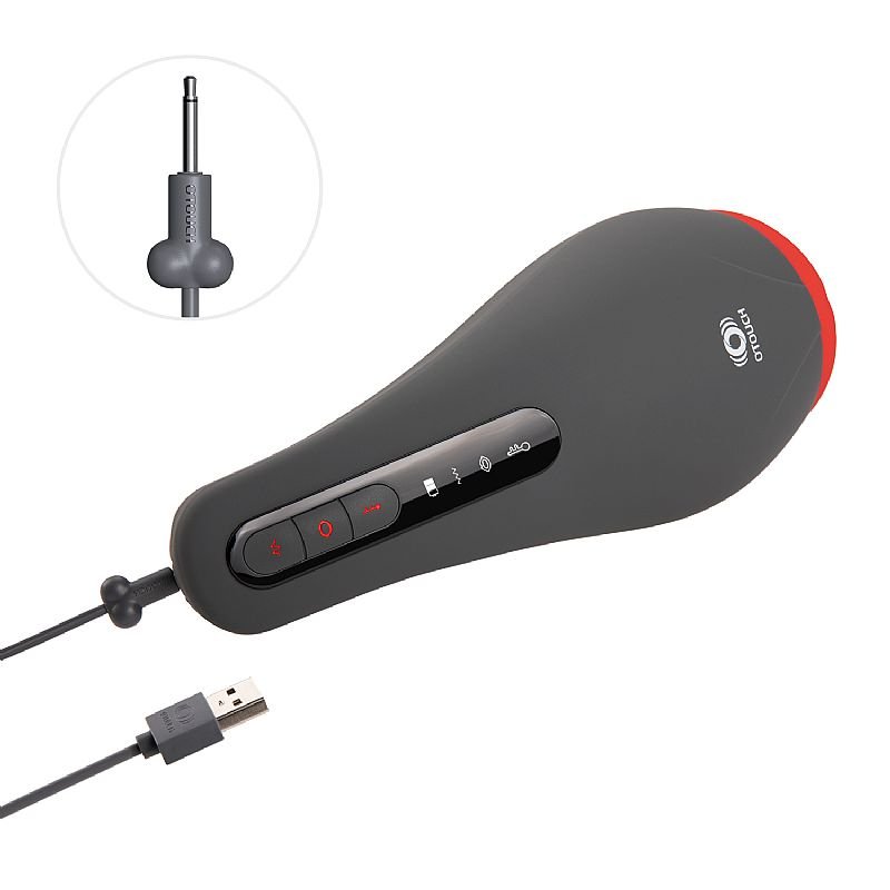 Masturbador Masculino com Vibro Display de Led - Formato de Lanterna - Airturn 2