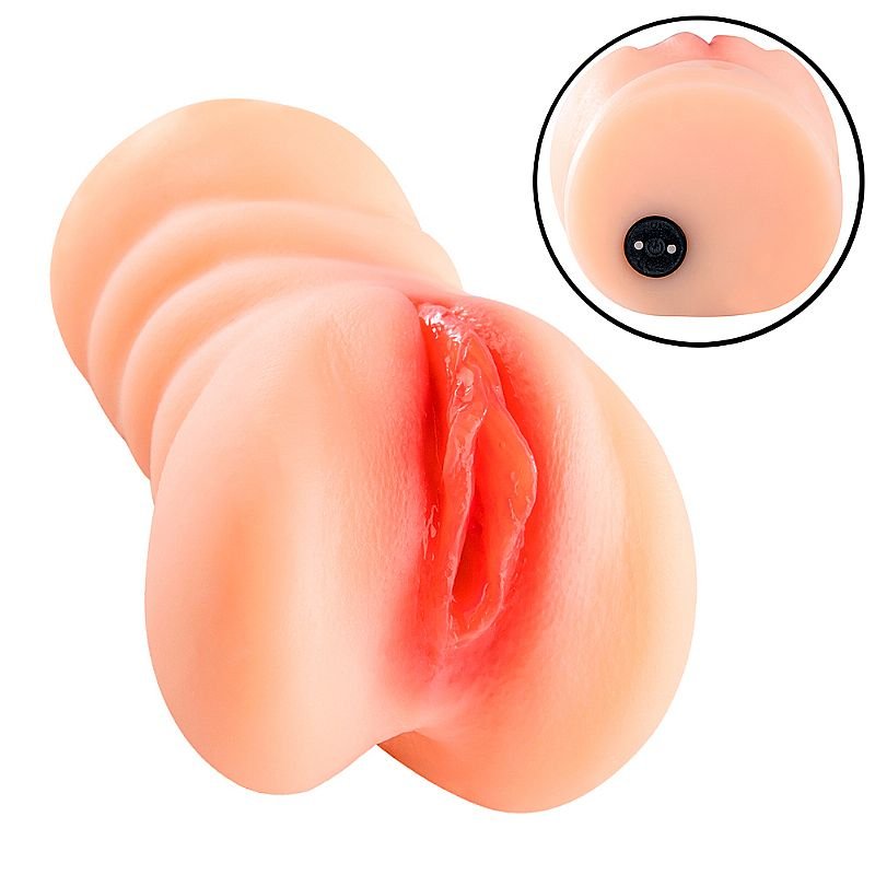 Masturbador Masculino Cyberskin em Forma de Vagina / Com Hímen e Bullet