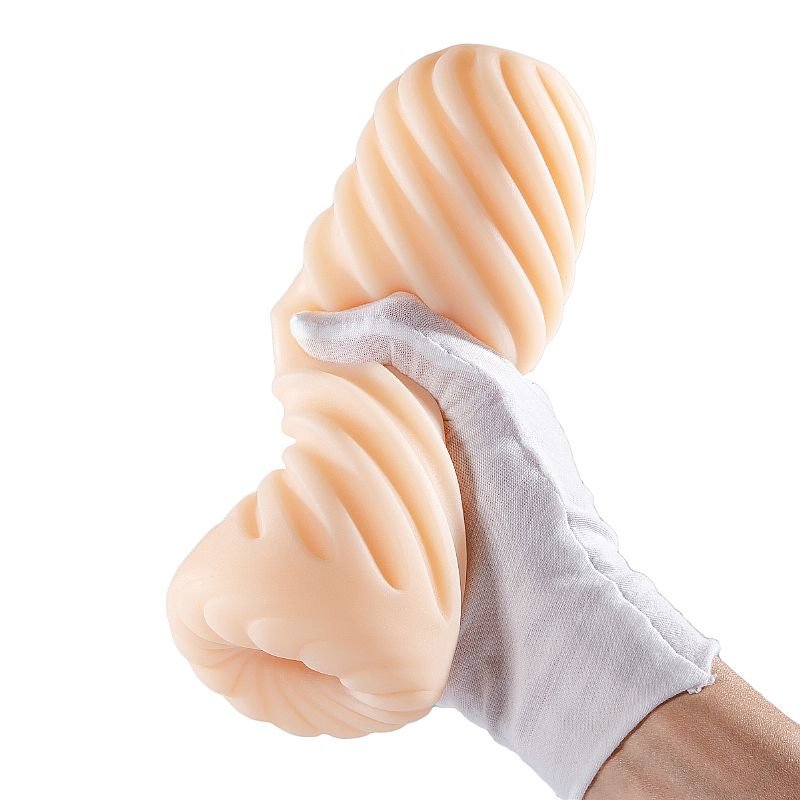 Masturbador Masculino Feito em TPE - Formato Espiral