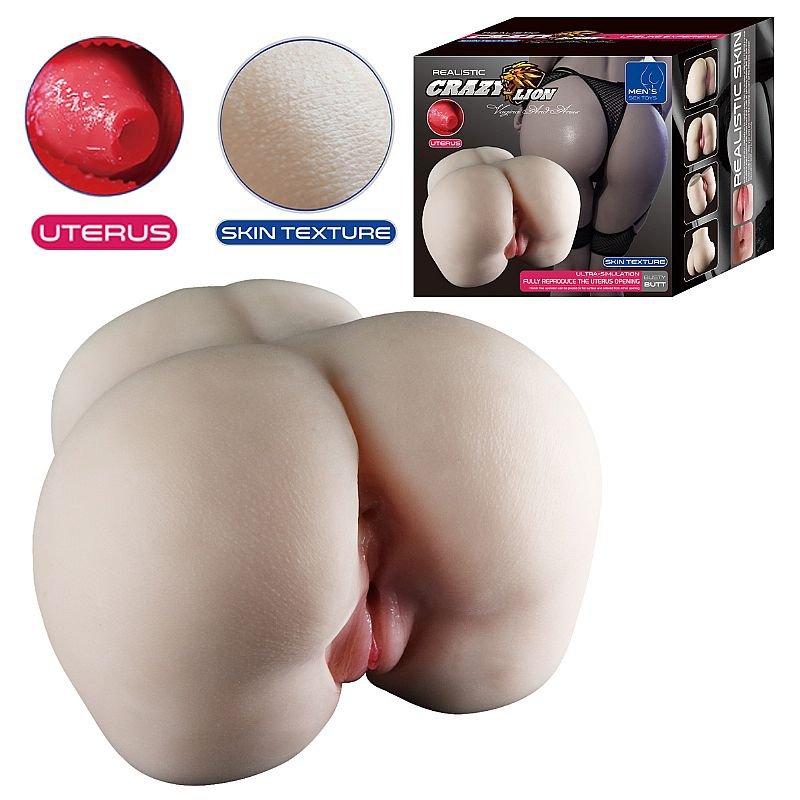 Masturbador Masculino - Formato Bunda com Vagina e Ânus - Lion IV