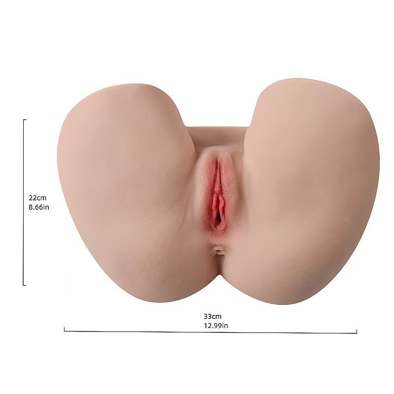 Masturbador Masculino - Formato Bunda com Vagina e Ânus - Médio