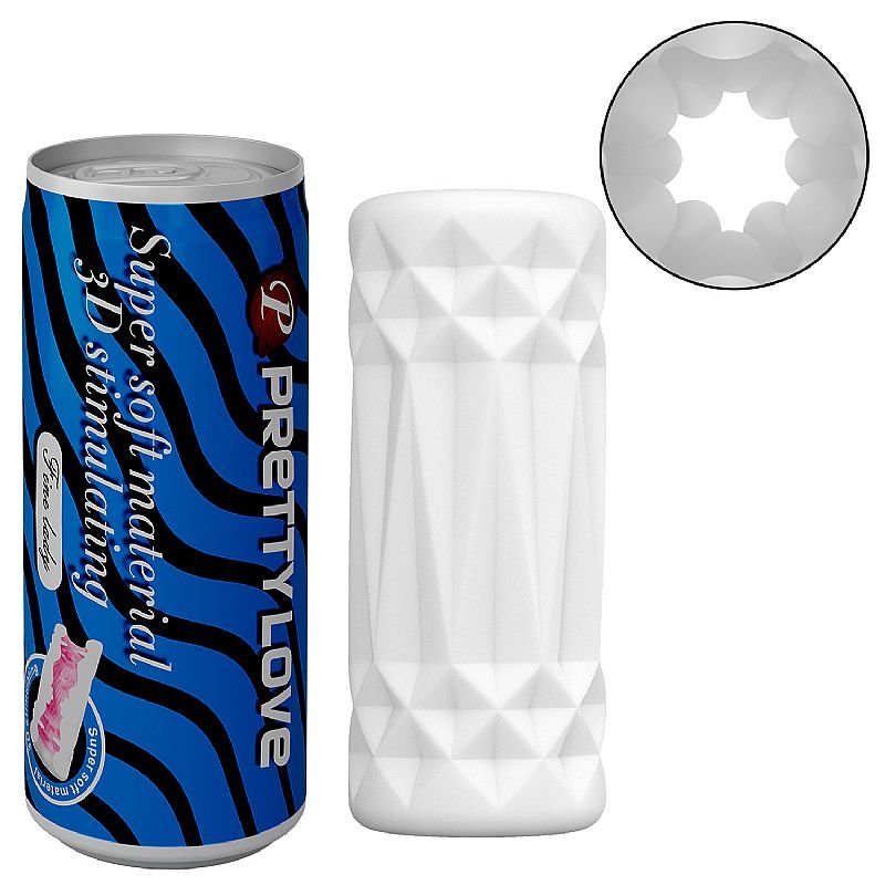 Masturbador Masculino Formato de Lata - Super Soft 2 - Pretty Love