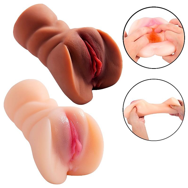 Masturbador Masculino Formato Vagina - 19,5 x 10,0cm