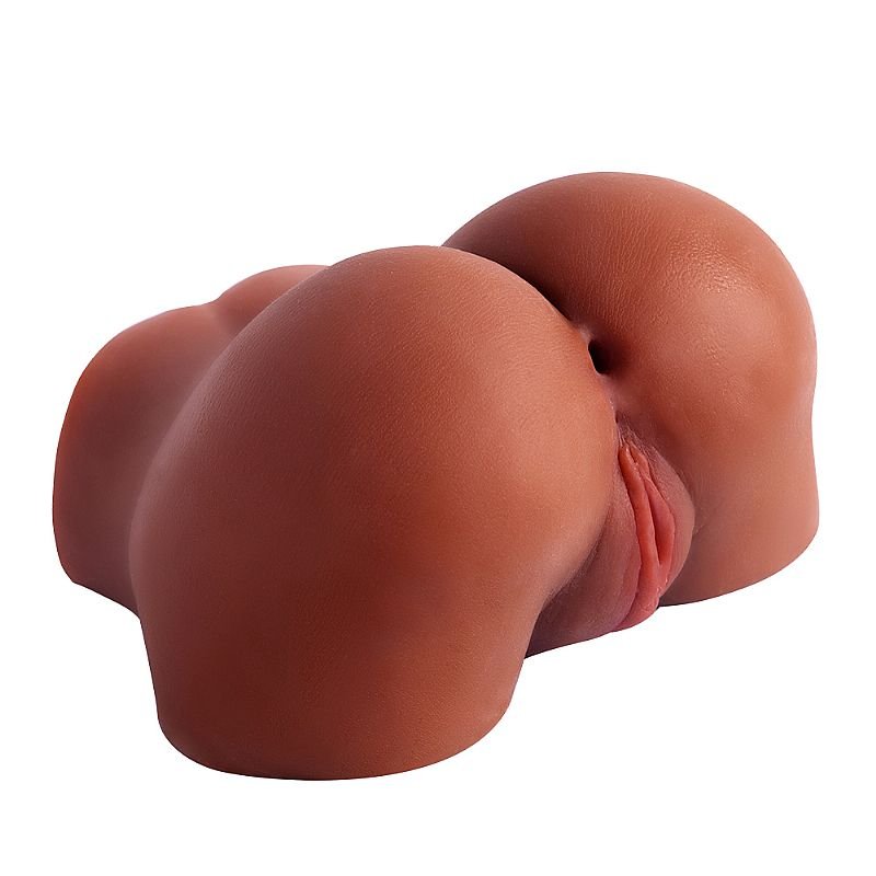 Masturbador Masculino Pequeno - Formato Bunda com Vagina e Ânus - 14,0 x 8,5
