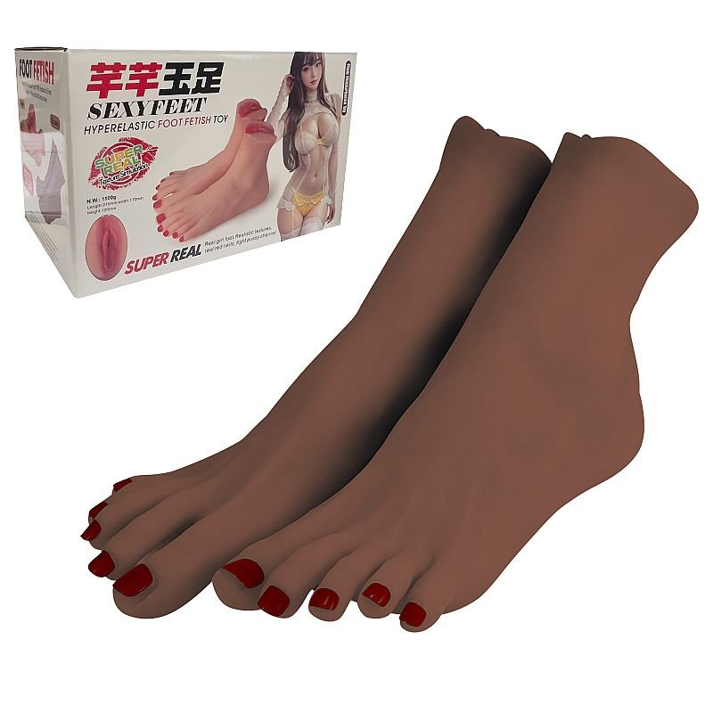 Masturbador Masculino Pequeno - Formato de Pé com Vagina - 2 Unid - Bege