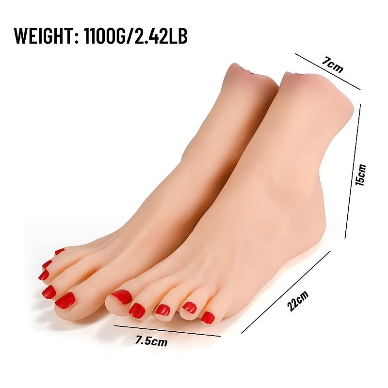 Masturbador Masculino Pequeno - Formato de Pé com Vagina - 2 Unid - Bege