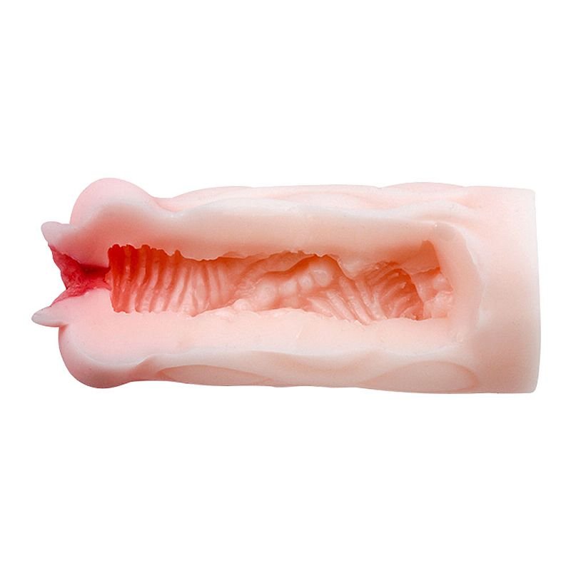 Masturbador Masculino Pequeno - Formato de Vagina - 13,0 x 5,5 cm