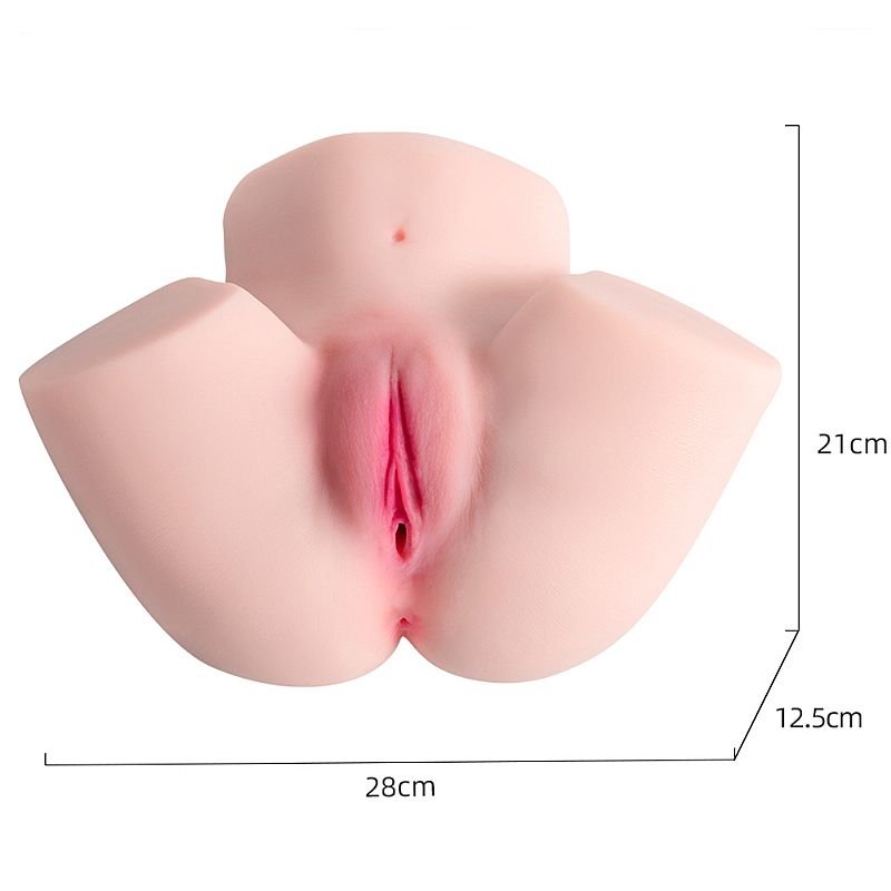 Masturbador Masculino - Vagina com Sucção / Vibrador e Voz - Médio
