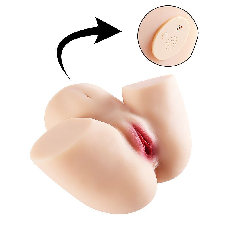 Masturbador Masculino - Vagina e Ânus com vibrador - MAIG