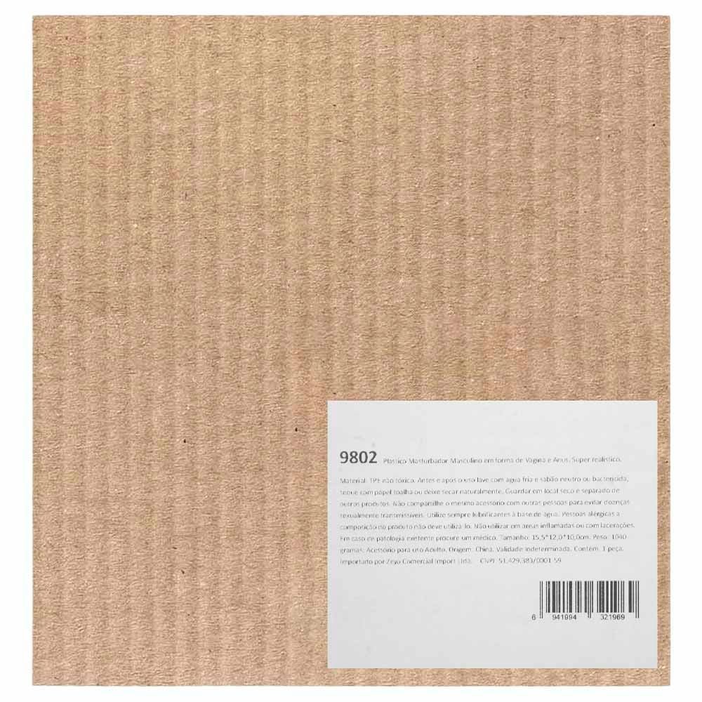 Masturbador Mini Fofinha Vagina E ânus Sexy Import