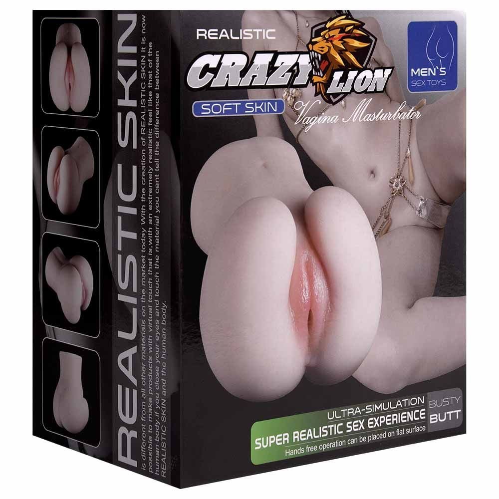 Masturbador Realístico Vagina 500g Crazy Lion Vipmix