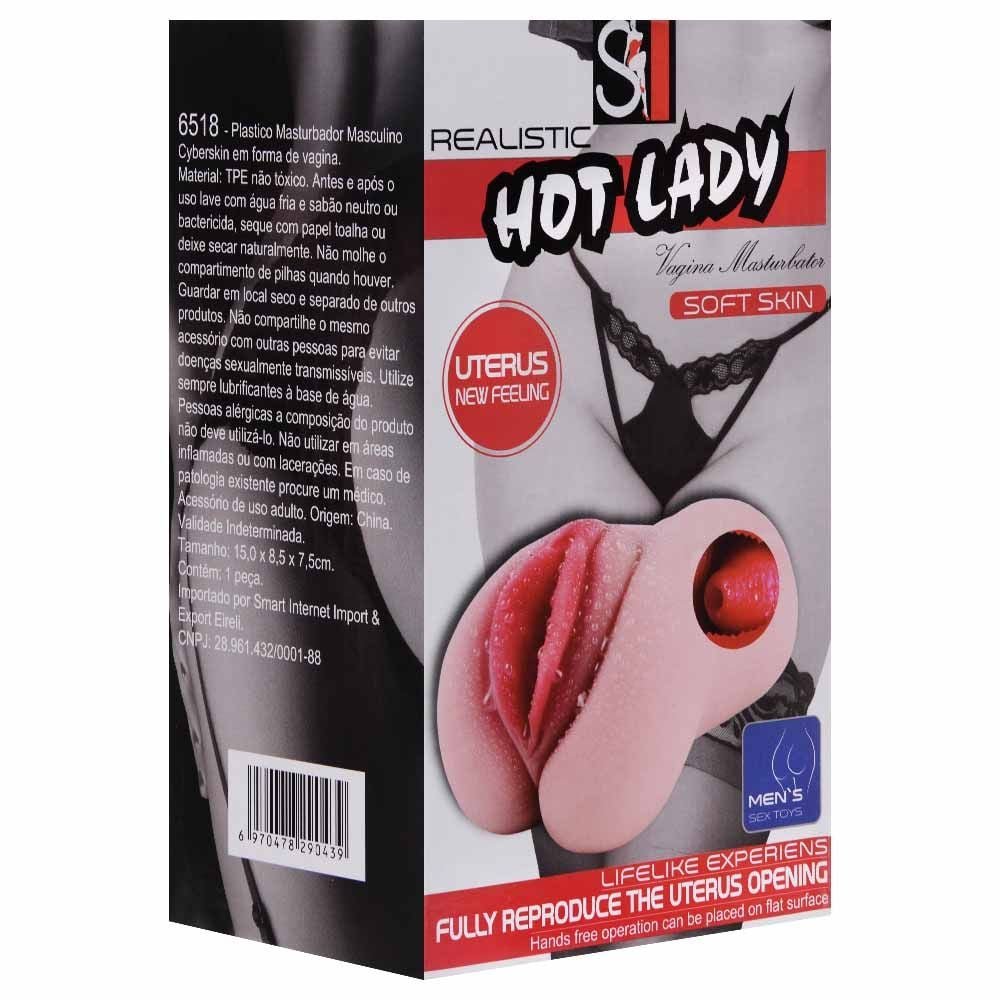 Masturbador Vagina Cervix Big Vulva Sexy Import