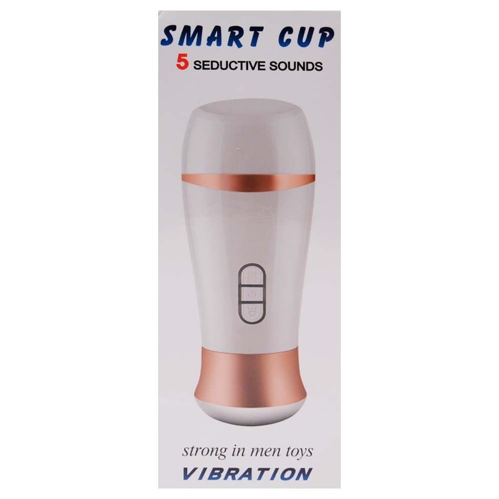 Masturbador Vagina Com Voz 10 Vibrações Smart Cup Vipmix
