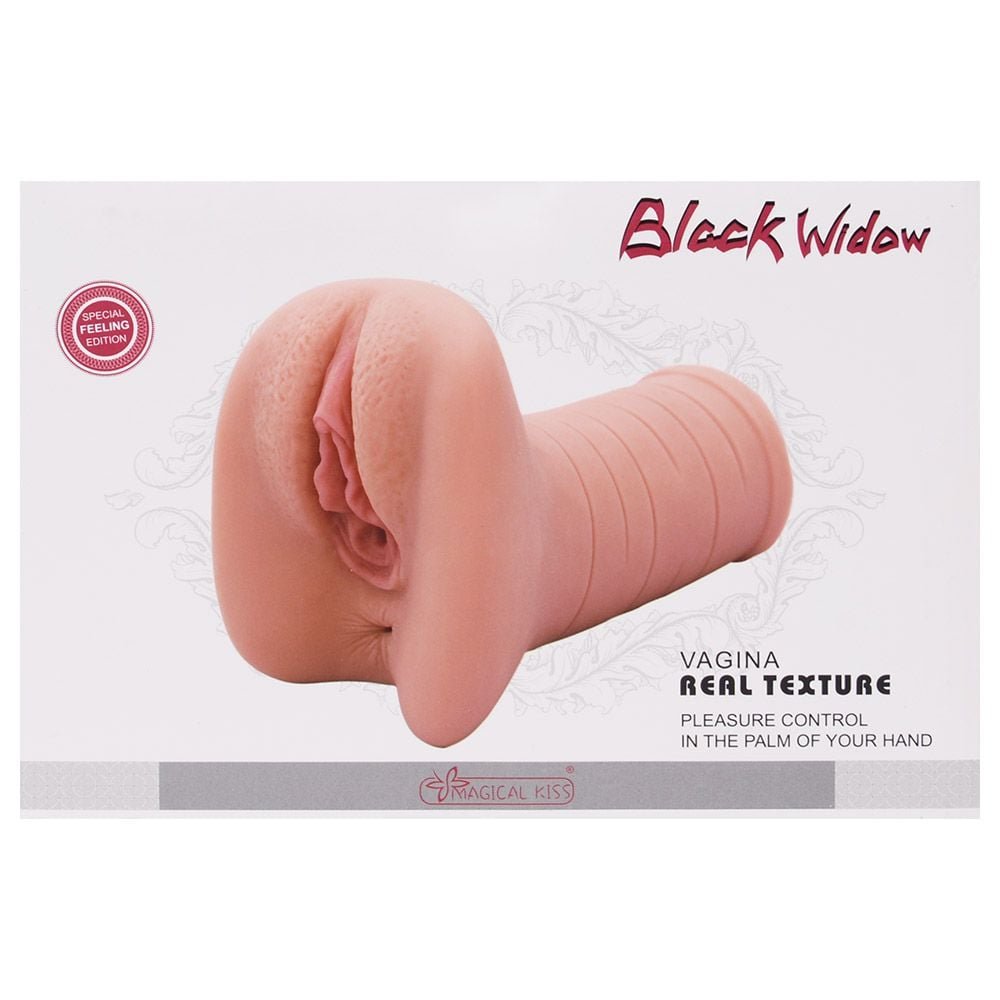 Masturbador Vagina E ânus Black Widow Vipmix