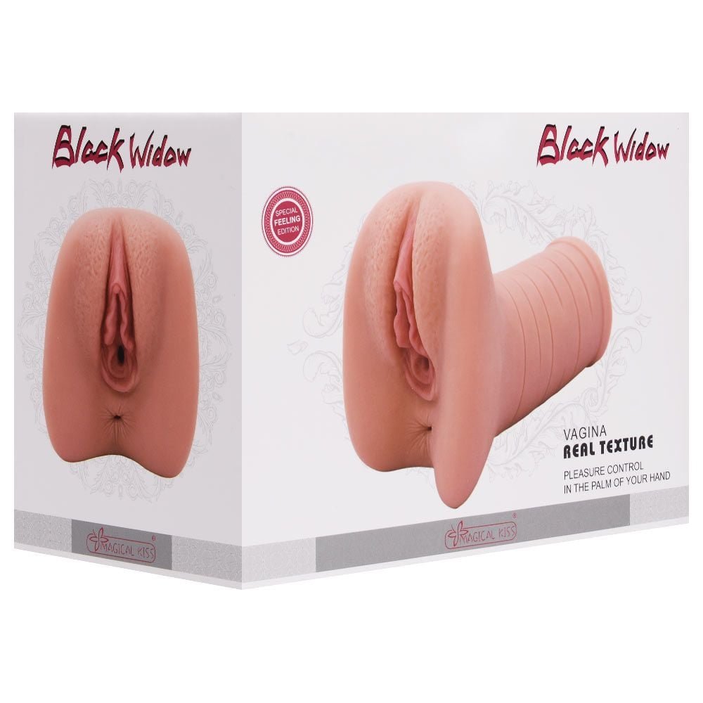 Masturbador Vagina E ânus Black Widow Vipmix