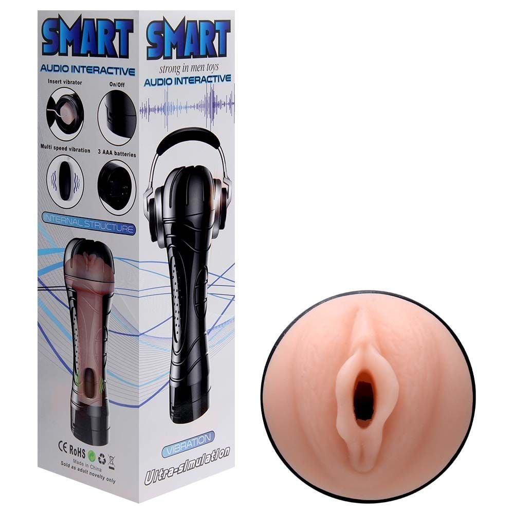 Masturbador Vagina Vibrador E Voz Smart Vipmix